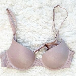 {Victoria Secret} Plunged Mauve Pink Bra